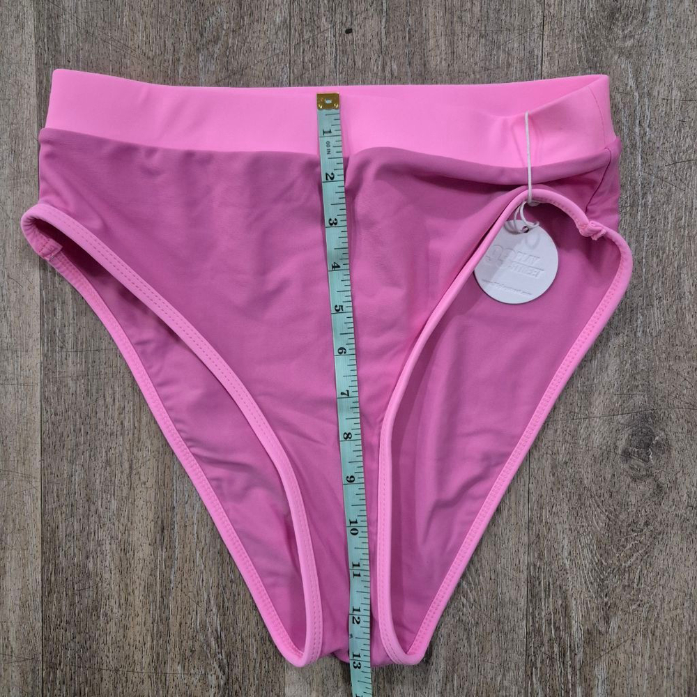 93 Play Street Pink Two-Tone Bikini Set M - Picture 9 of 12